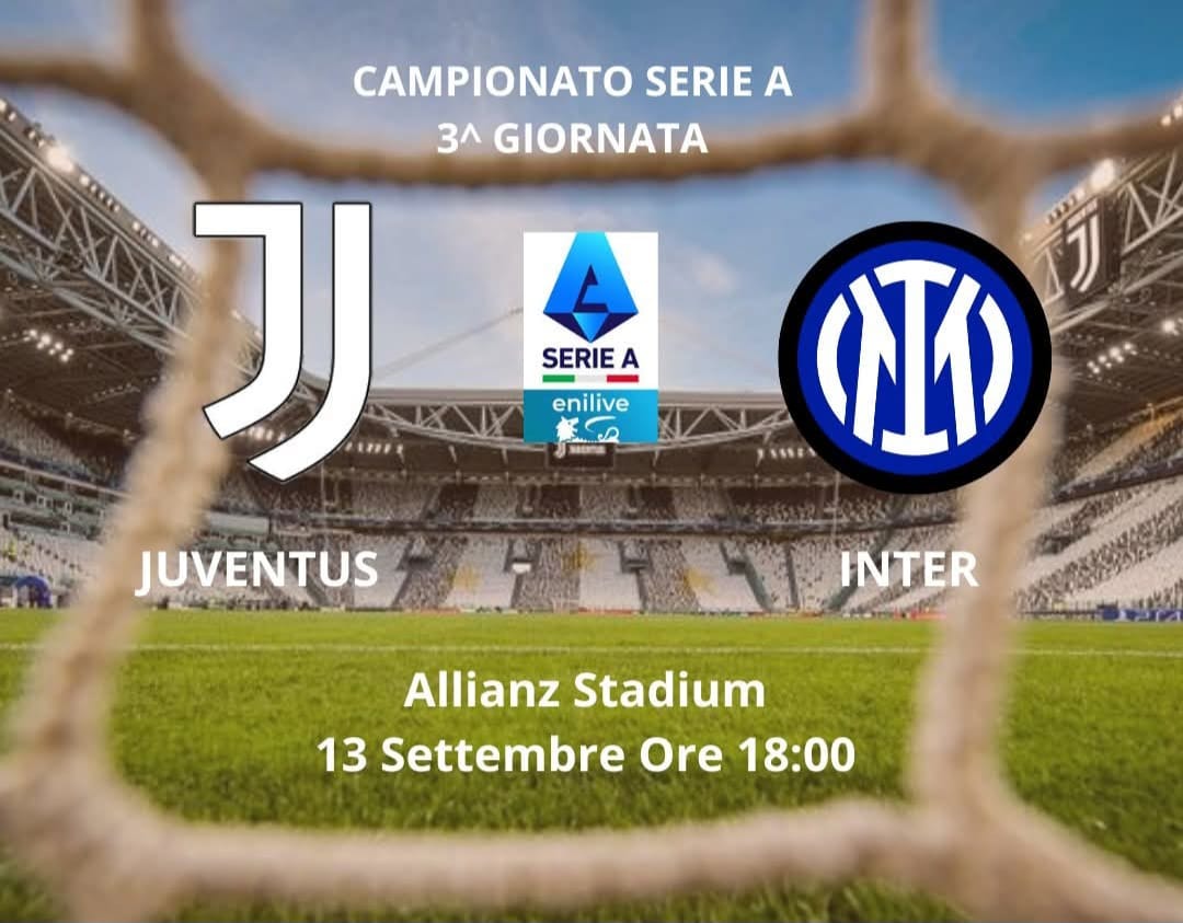 biglietti 13 settembre Juventus Inter